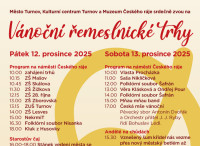 Vánoční trhy Turnov 2025